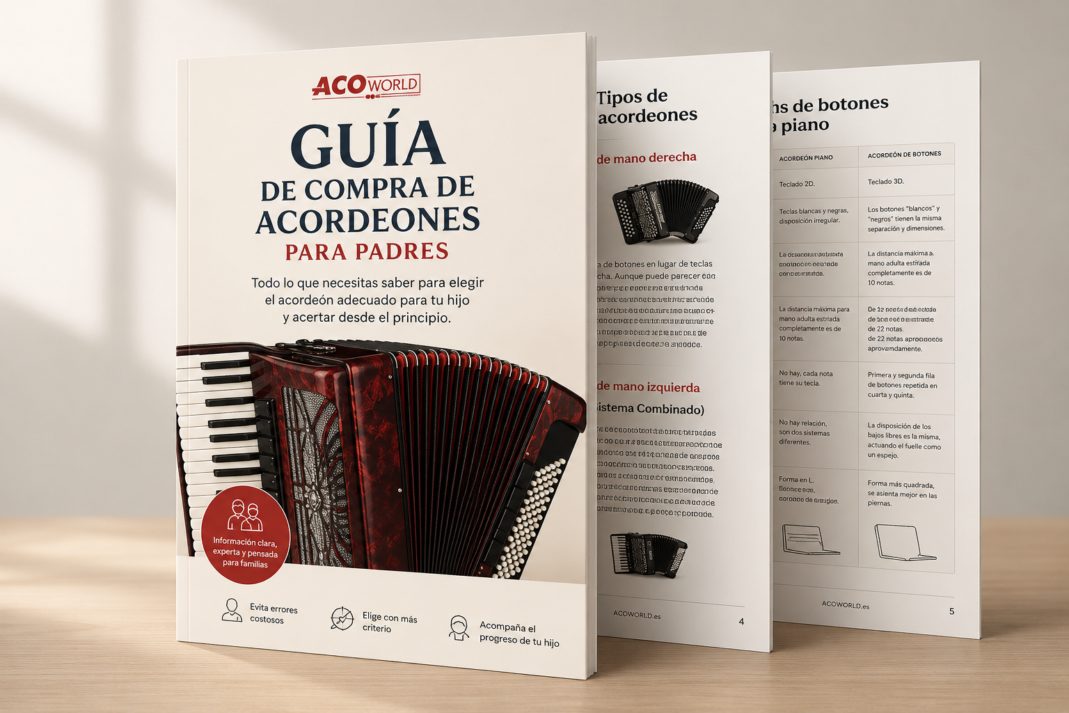 Guía gratuita para padres: cómo elegir acordeón